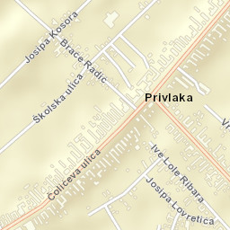 Privlaka Street Map