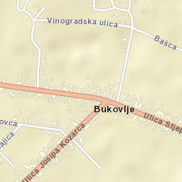 Bukovlje Street Map