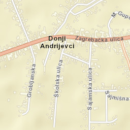 Donji Andrijevci Street Map