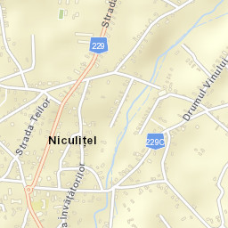 Comuna Niculiţel Street Map