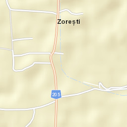 Zorești Street Map