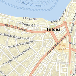 Tulcea Street Map