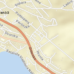 Grad Crikvenica Street Map