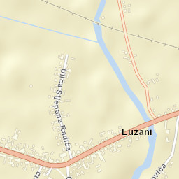 Lužani Street Map