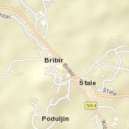 Bribir Street Map
