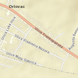 Oriovac Street Map