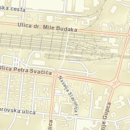 Slavonski Brod Street Map