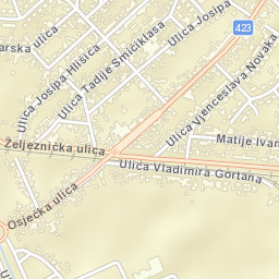 Grad Slavonski Brod Street Map