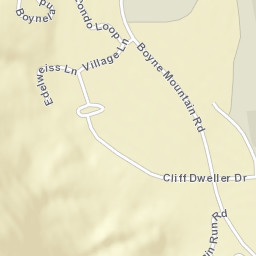 2601 Cliff Dweller Drive, Boyne Falls, MI Street Map