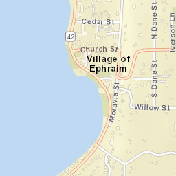 State Highway 42, Sister Bay, WI 54234 Street Map