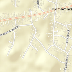 Komletinci Street Map