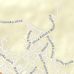 Novi Vinodolski Street Map