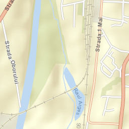 Curtea de Argeş Street Map