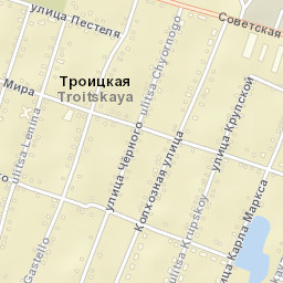 Troitskaya Street Map