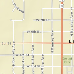 300-398 North Sibley Avenue, Litchfield, MN Street Map