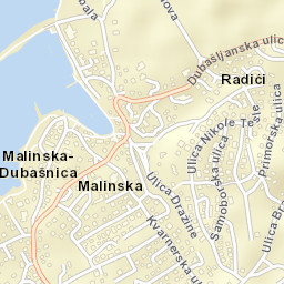Malinska-Dubašnica Street Map