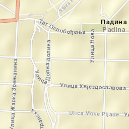 Padina Street Map
