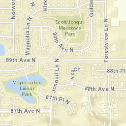 12428 89th Place North Maple Grove MN Street Map