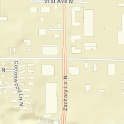 8814 Zachary Lane North Maple Grove MN Street Map