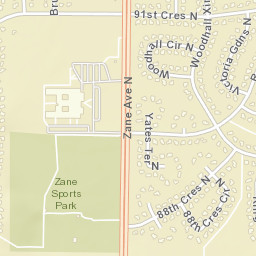 8697-8731 Zane Ave N Brooklyn Park Street Map