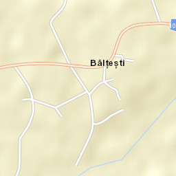 Bălțești Street Map