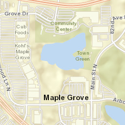 12690 Arbor Lakes Parkway North, Maple Grove Street Map