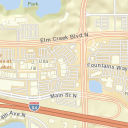 12500-12520 Elm Creek Boulevard North Maple Grove MN Street Map