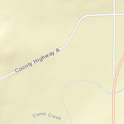 Co Hwy A Street Map