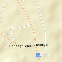 Cândeşti Vale Street Map