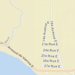 Venise-en-Québec Street Map