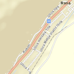 Raša Street Map