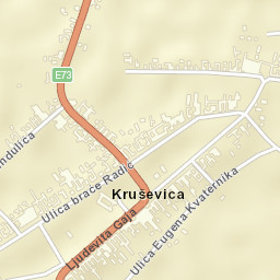 Kruševica Street Map