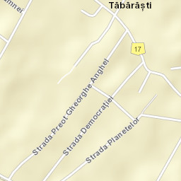 Tăbărăști Street Map