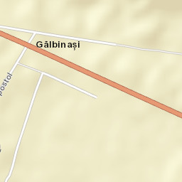 Comuna Gălbinaşi Street Map