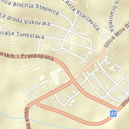 Dvor Street Map