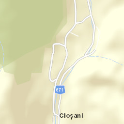 Cloșani Street Map