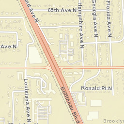 6315-6399 Bottineau Boulevard, Brooklyn Park, MN Street Map