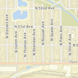 2301-2399 52nd Avenue North, Minneapolis Street Map