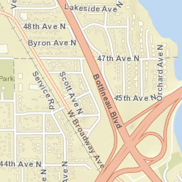 4451 West Broadway Avenue, Robbinsdale Street Map