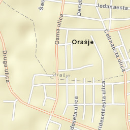 Orašje Street Map
