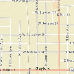 200 W Main St, Gaylord, MI 49735 Street Map