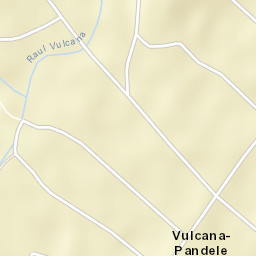 Comuna Vulcana-Pandele Street Map