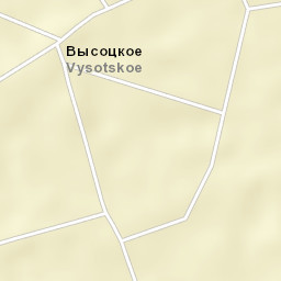 Vysotskoye Street Map
