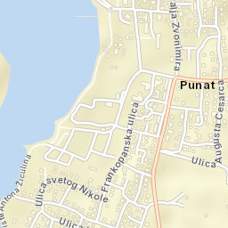 Punat Street Map
