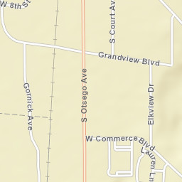 1300-2482 South Otsego Avenue, Gaylord Street Map