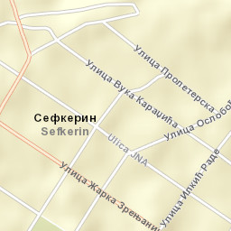 Sefkerin Street Map