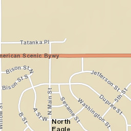 SD-63, Eagle Butte, SD 57625, USA Street Map