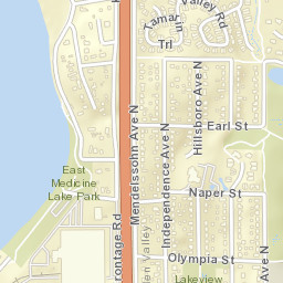 2010 East Medicine Lake Boulevard, Minneapolis, MN Street Map