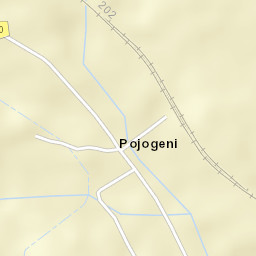 Pojogeni Street Map