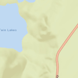 U.S. 212, Shoshone National Forest, Cody Street Map